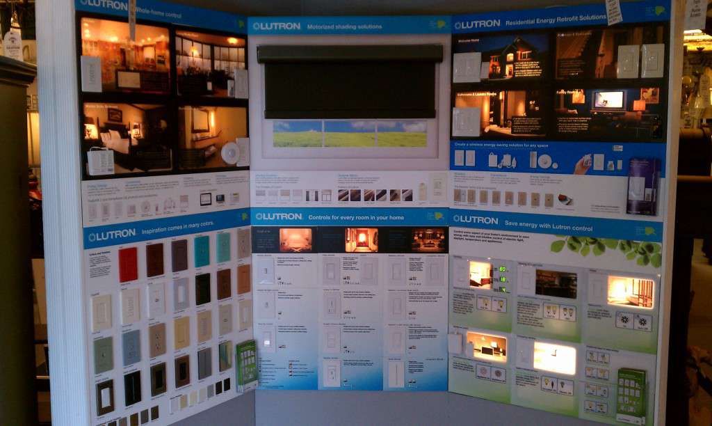 Interactive Lutron Display at Connecticut Lighting Centers