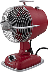 UrbanJet Portable Table Fan in Spicy Red