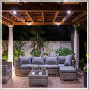 outdoor patio lighting