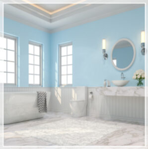 blue bathroom 