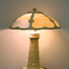 Slag Glass Table Lamp, c. 1920